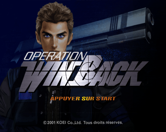 Operation WinBack — Title screen