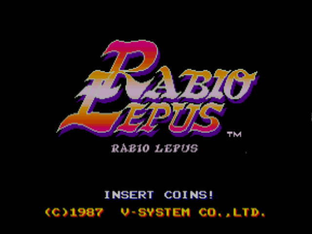 Oretachi Geesen Zoku : Rabio Lepus — Title screen