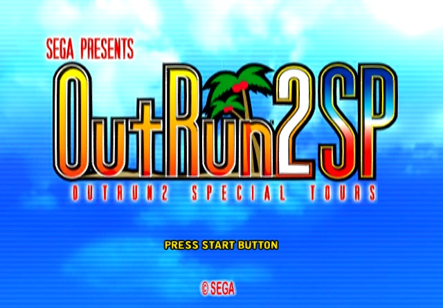 OutRun 2 SP — Title screen