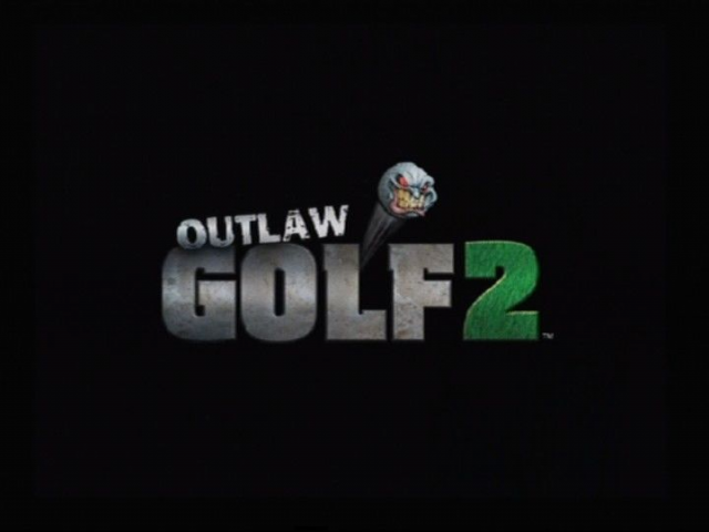 Outlaw Golf 2 — Title screen
