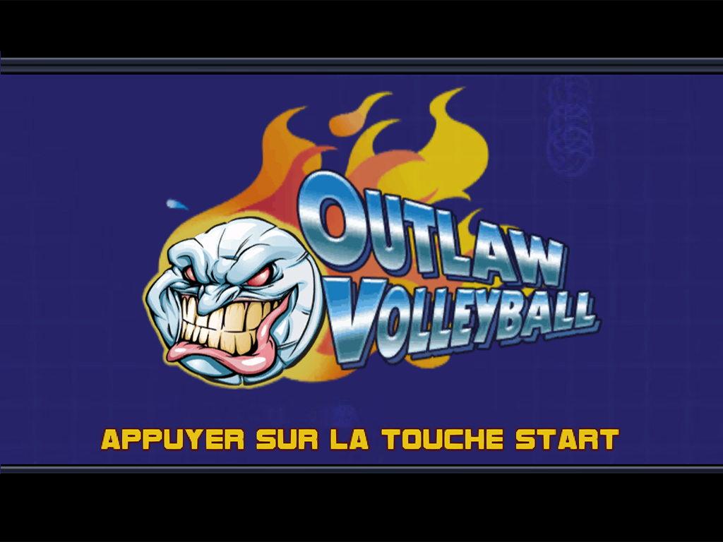 Outlaw Volleyball — Title screen