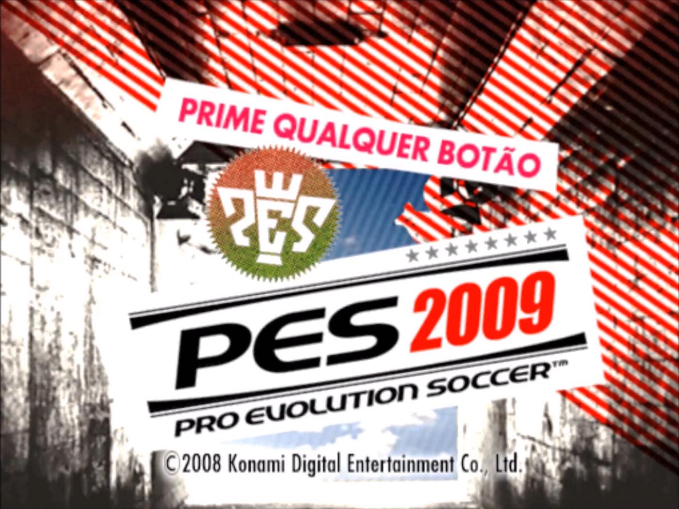 PES 2009 : Pro Evolution Soccer — Title screen