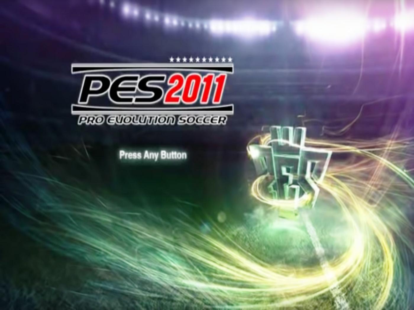 PES 2011 : Pro Evolution Soccer — Title screen