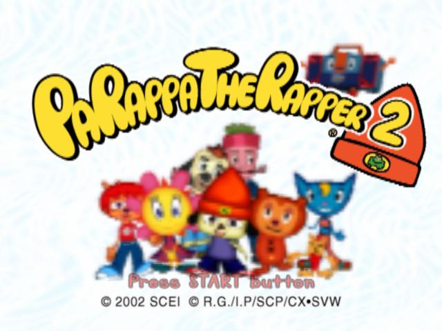 PaRappa the Rapper 2 — Title screen