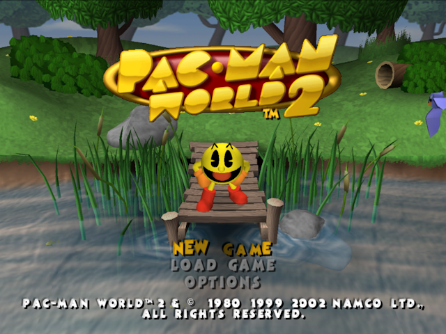 Pac-Man World 2 — Title screen