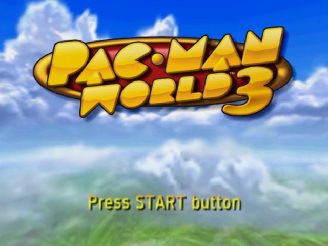 Pac-Man World 3 — Title screen