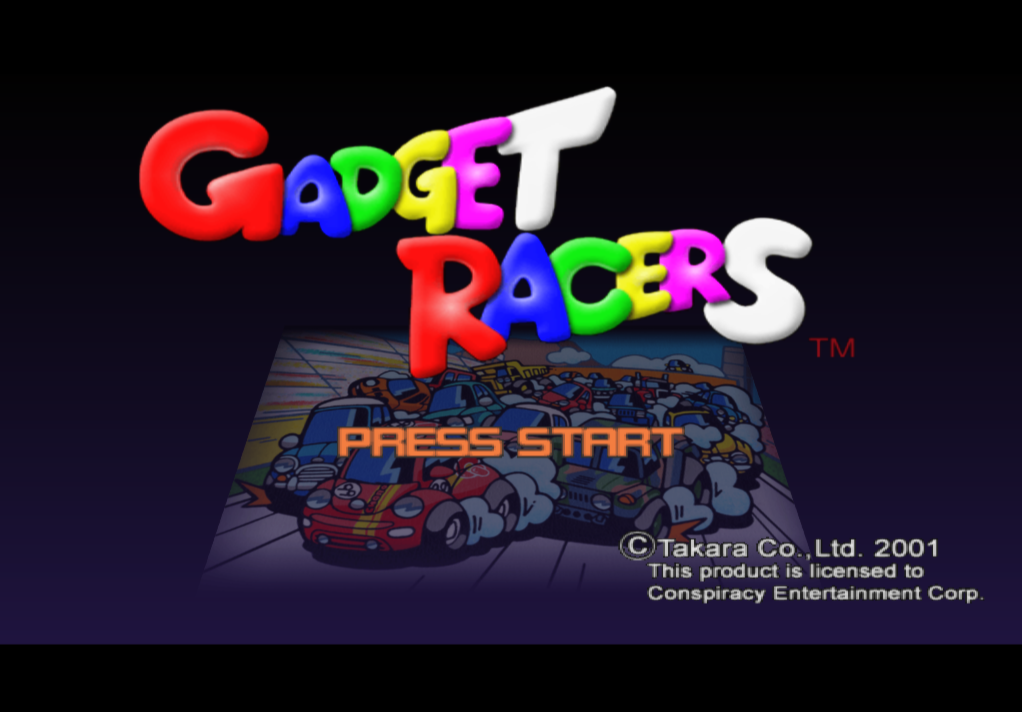 Penny Racers — Title screen