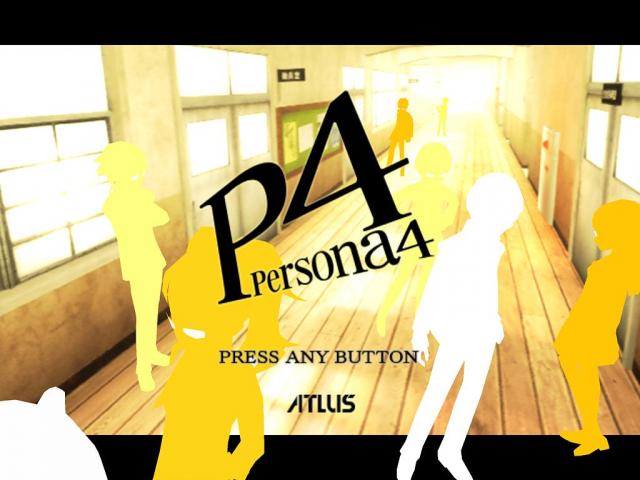 Persona 4 — Title screen