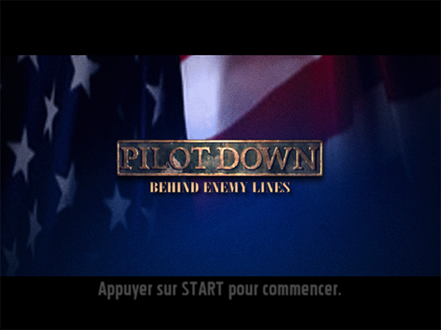 Pilot Down : Behind Enemy Lines — Title screen