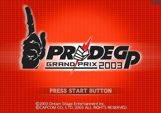 PrideGP Grand Prix 2003 — Title screen