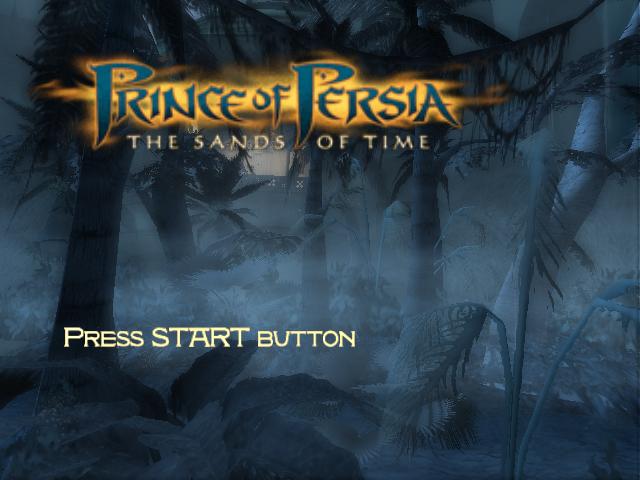 Prince of Persia : The Sands of Time — Title screen