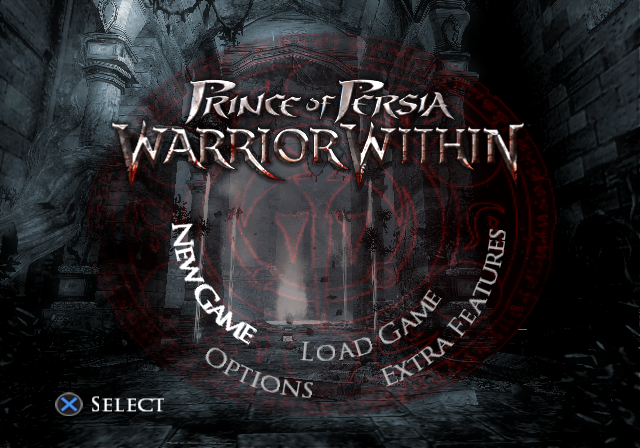 Prince of Persia : Warrior Within — Title screen