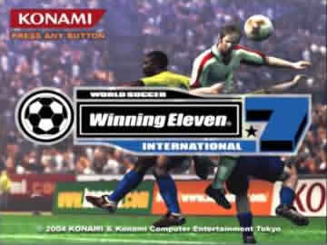 Pro Evolution Soccer 3 — Title screen