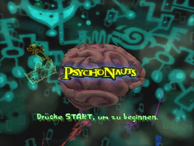 Psychonauts — Title screen