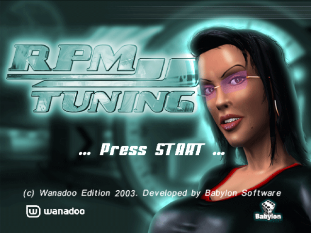 RPM Tuning — Title screen