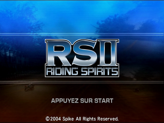 RS II : Riding Spirits — Title screen