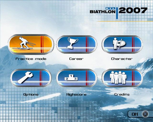 RTL Biathlon 2007 — Title screen