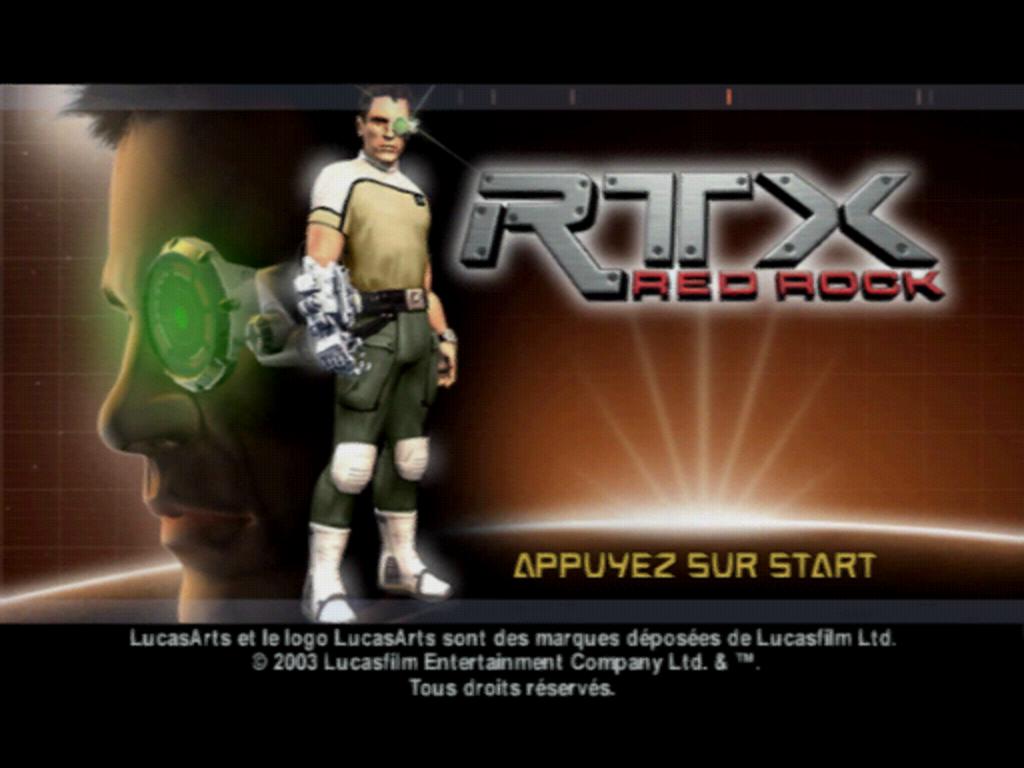 RTX : Red Rock — Title screen