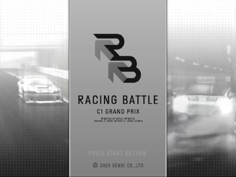 Racing Battle: C1 Grand Prix — Title screen