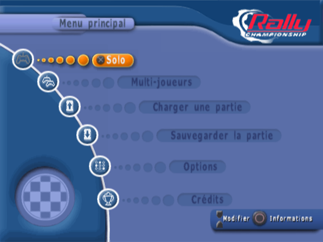 Rally Championship — Title screen