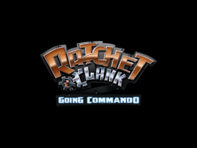 Ratchet & Clank : Going Commando — Title screen