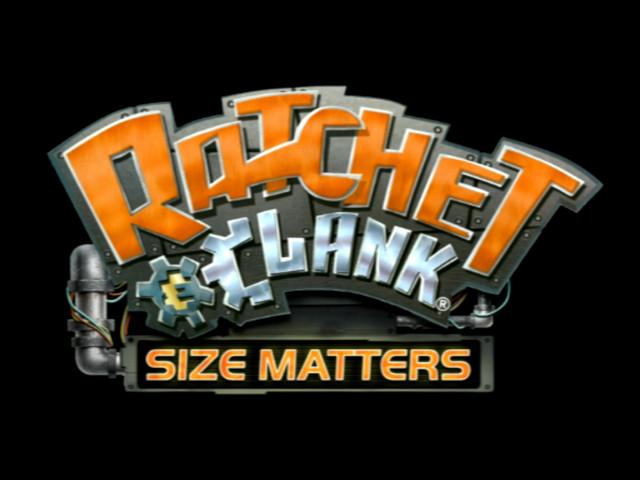 Ratchet & Clank : Size Matters — Title screen