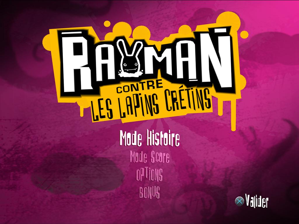 Rayman : Raving Rabbids — Title screen