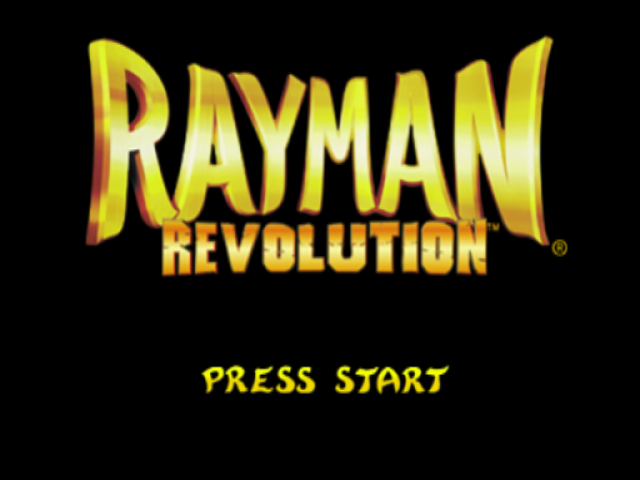 Rayman Revolution — Title screen