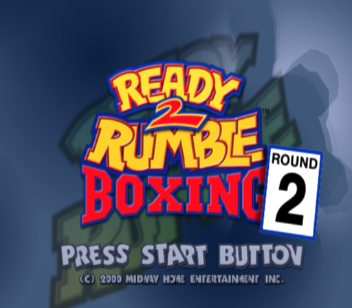 Ready 2 Rumble Boxing : Round 2 — Title screen