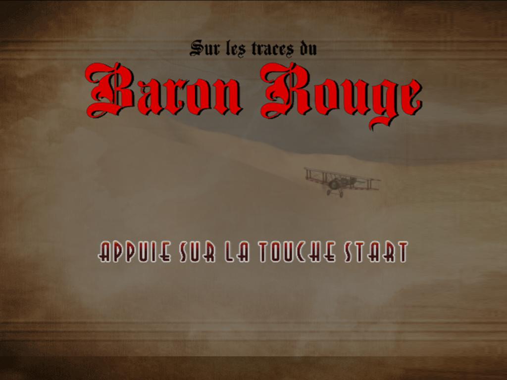 Red Baron — Title screen