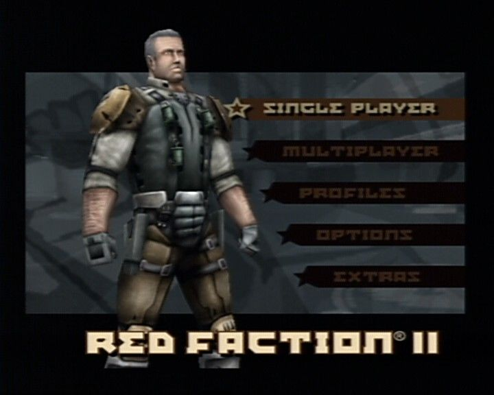 Red Faction II — Title screen