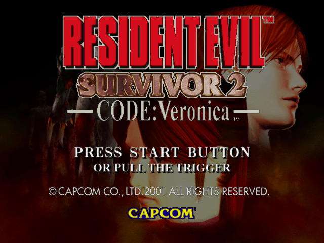 Resident Evil : Survivor 2, Code, Veronica — Title screen