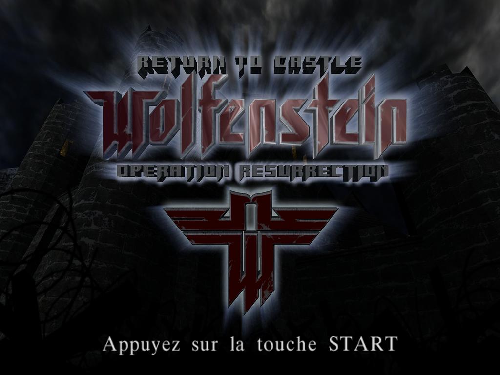 Return to Castle Wolfenstein : Operation Resurrection — Title screen