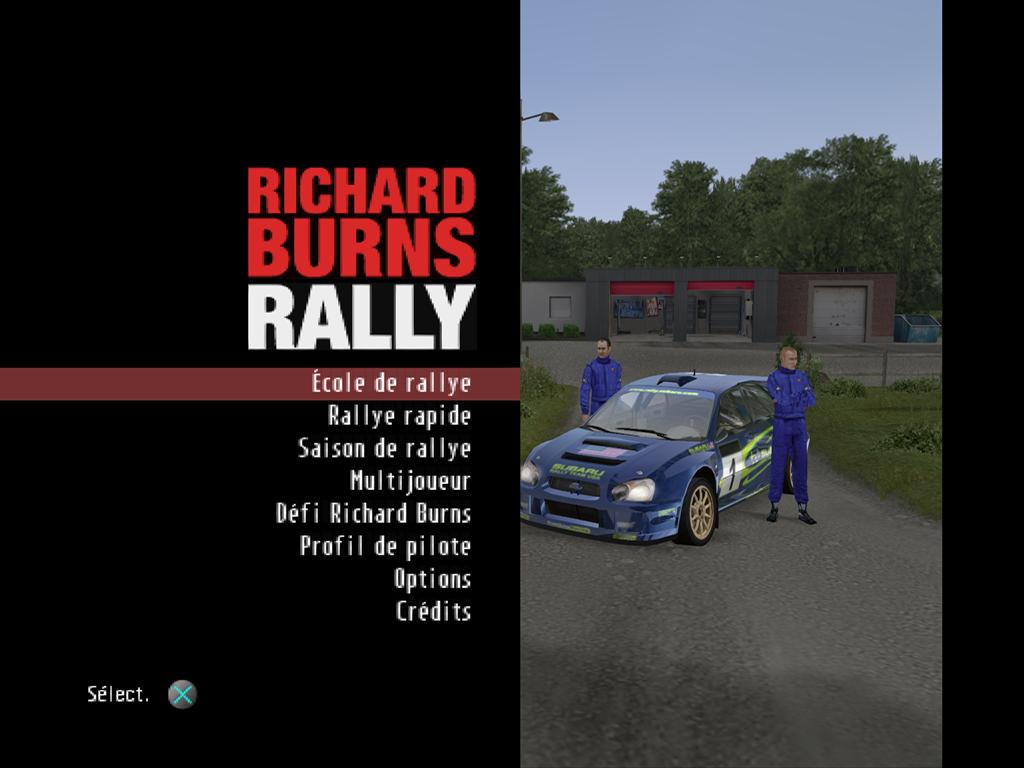 Richard Burns Rally — Title screen