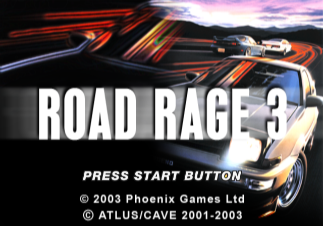Road Rage 3 — Title screen