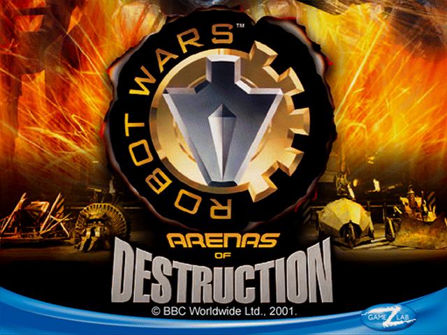 Robot Wars : Arenas of Destruction — Title screen