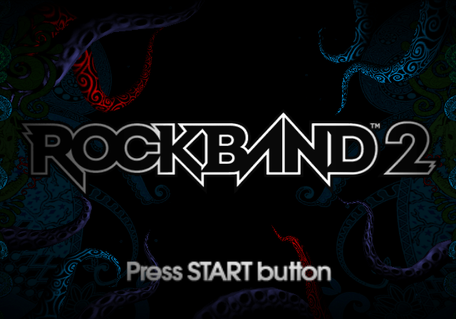Rock Band 2 — Title screen