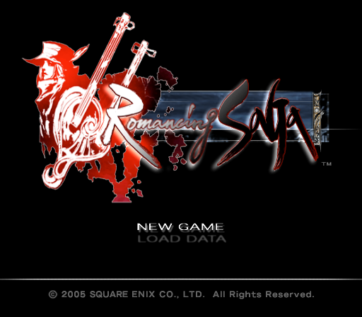 Romancing SaGa — Title screen
