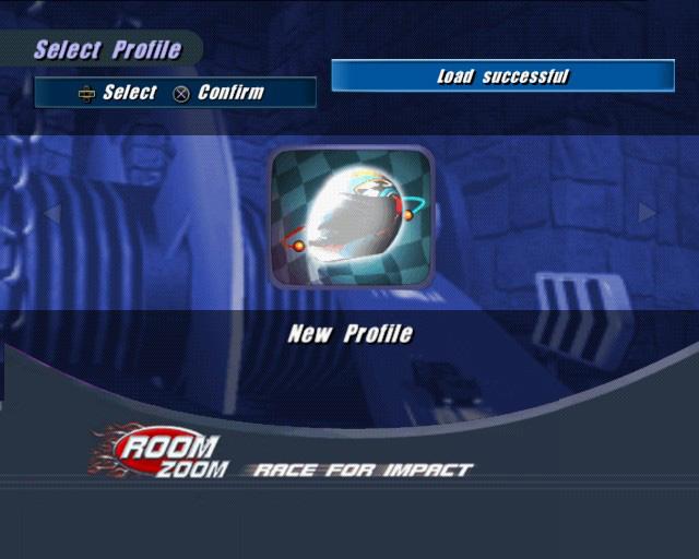 Room Zoom : Race for Impact — Title screen