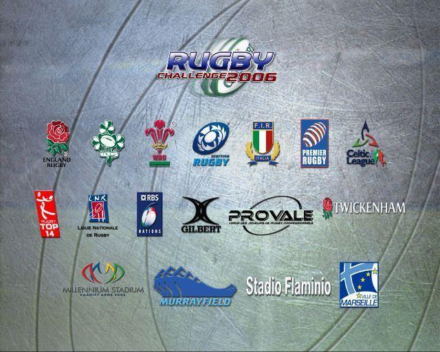 Rugby Challenge 2006 — Title screen