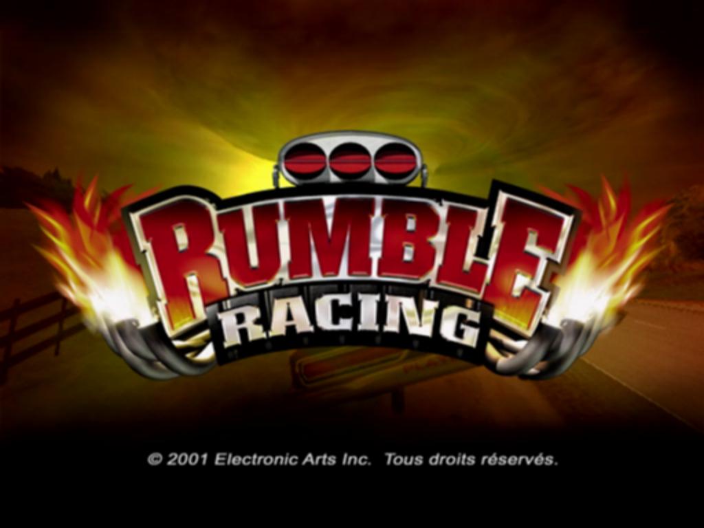 Rumble Racing — Title screen