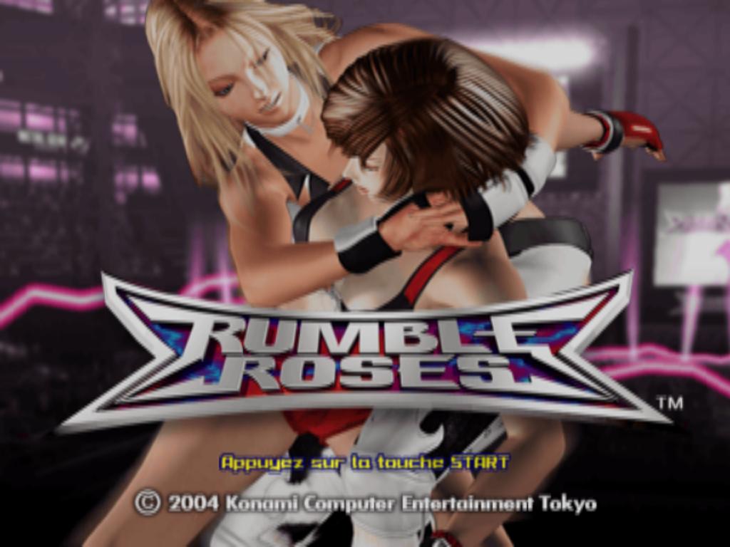 Rumble Roses — Title screen