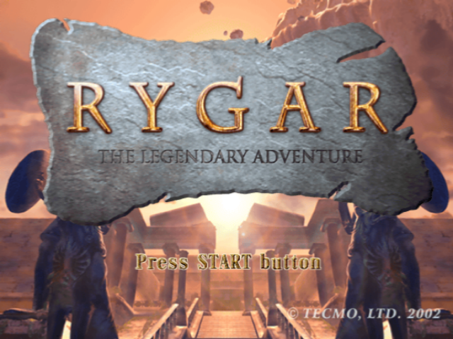 Rygar : The Legendary Adventure — Title screen