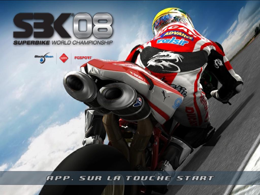 SBK 08 : Superbike World Championship — Title screen