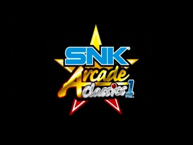 SNK Arcade Classics Vol. 1 — Title screen