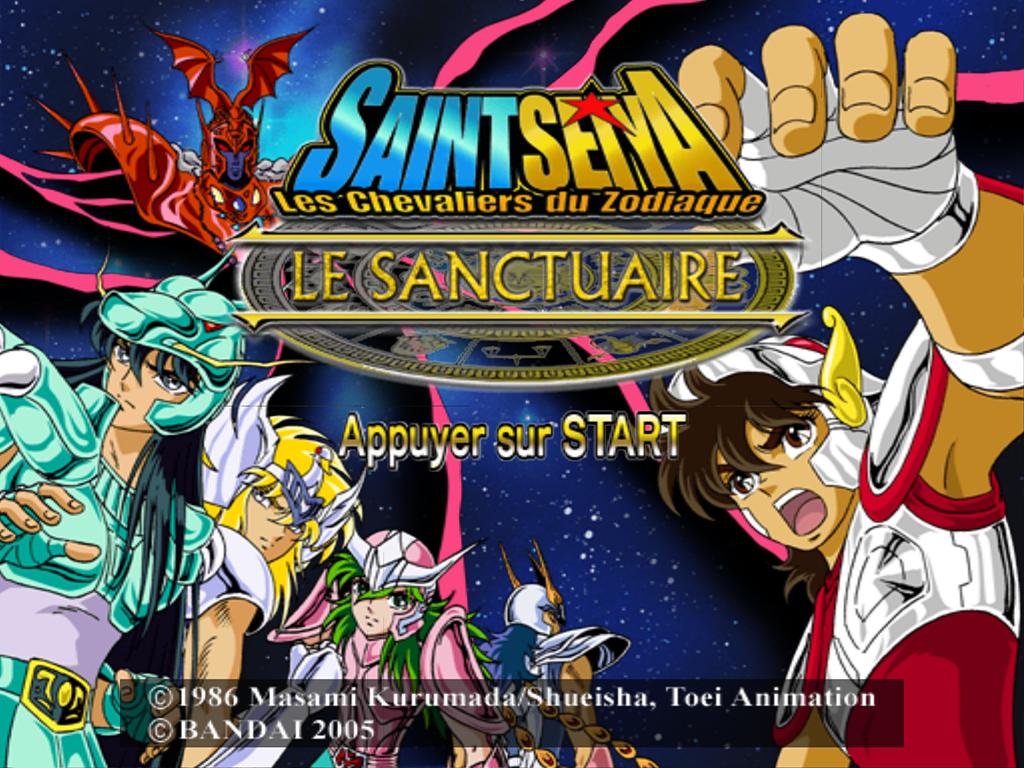 Saint Seiya: The Sanctuary — Title screen