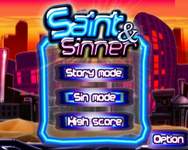 Saint & Sinner — Title screen