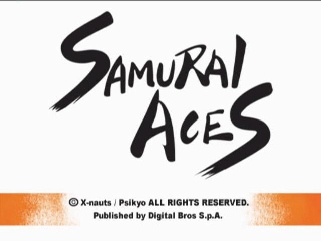Samurai Aces — Title screen