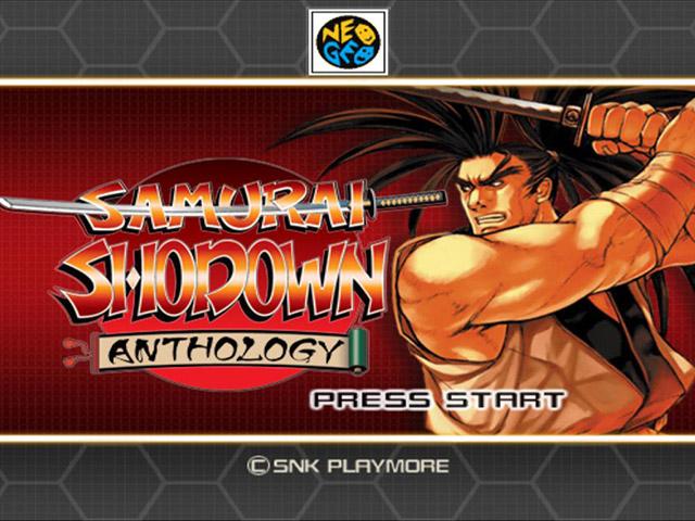 Samurai Shodown Anthology — Title screen