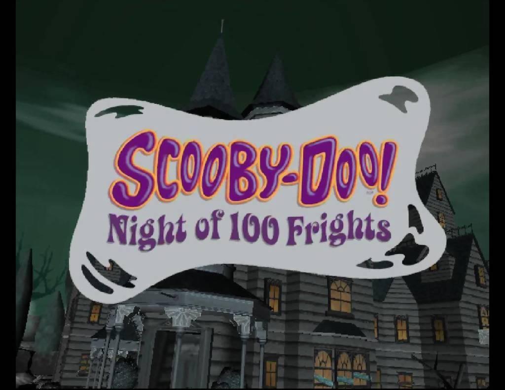Scooby-Doo! Night of 100 Frights — Title screen